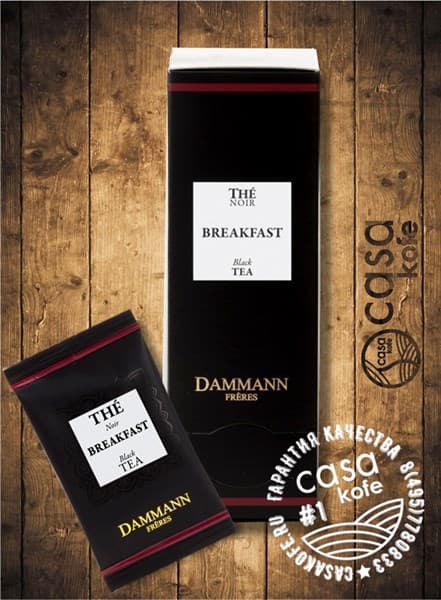 чай Dammann Breakfast (Завтрак) 24 пакетика черный