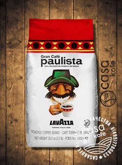 Lavazza Gran Cafe Paulista (Лавацца Паулиста) кофе в зернах 1кг