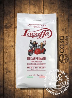 Lucaffe Decaffeinato кофе в зернах 700гр