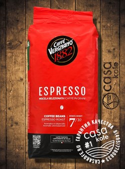 кофе Vergnano Espresso в зернах 1кг