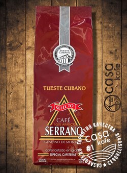 кофе SERRANO Selecto (Tueste Cubano) в зернах 500гр